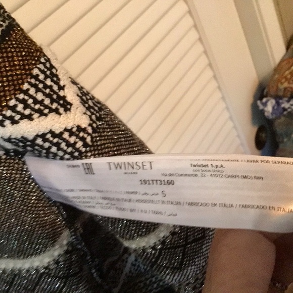 TWINSET /FRINGE.KNIT.SWEATER.CARDIGAN.JACKET.NWT - Picture 8 of 11